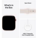 Apple Watch Series 11 46mm Rose Gold/Light Blush Sport S/M MEV64 Image 5