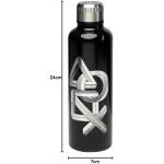 PlayStation Metal Water Bottle 480ml Image 2