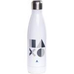 PlayStation Metal Water Bottle White 500ml Image 1