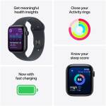 Apple Watch SE 3 44mm Mindnight Alu/Midnight Sport M/L MEHQ4 Image 2