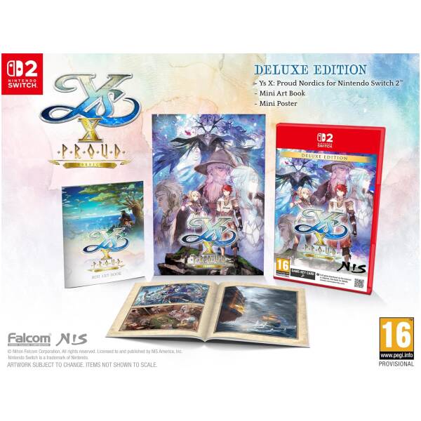 Ys X: Proud Nordics - Deluxe Edition NS2 (Game-Key Card) Image 2