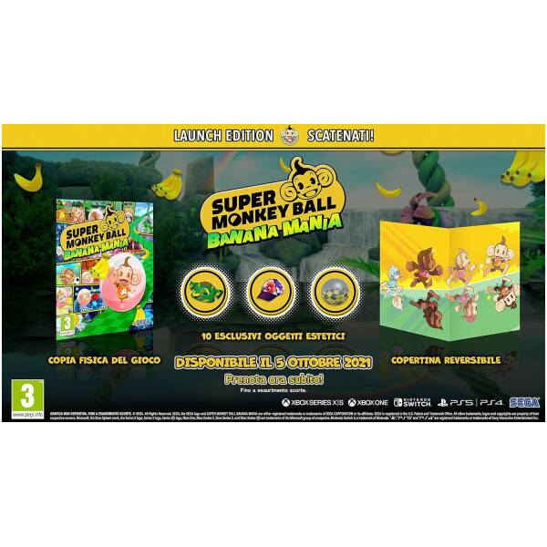 Super Monkey Ball Banana Mania Launch Edition NS Image 2