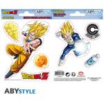 Dragon Ball Z Stickers Goku/ Vegeta 2 sheets Image 1