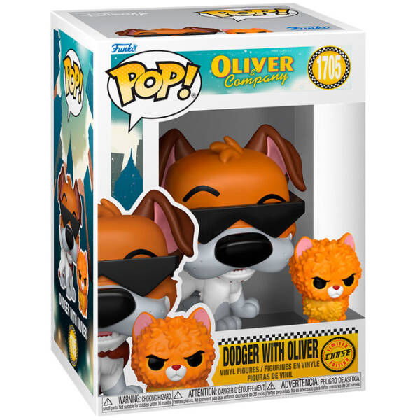 Funko Pop! Disney Oliver & Company - Dodger with Oliver Chase #1705 Image 1
