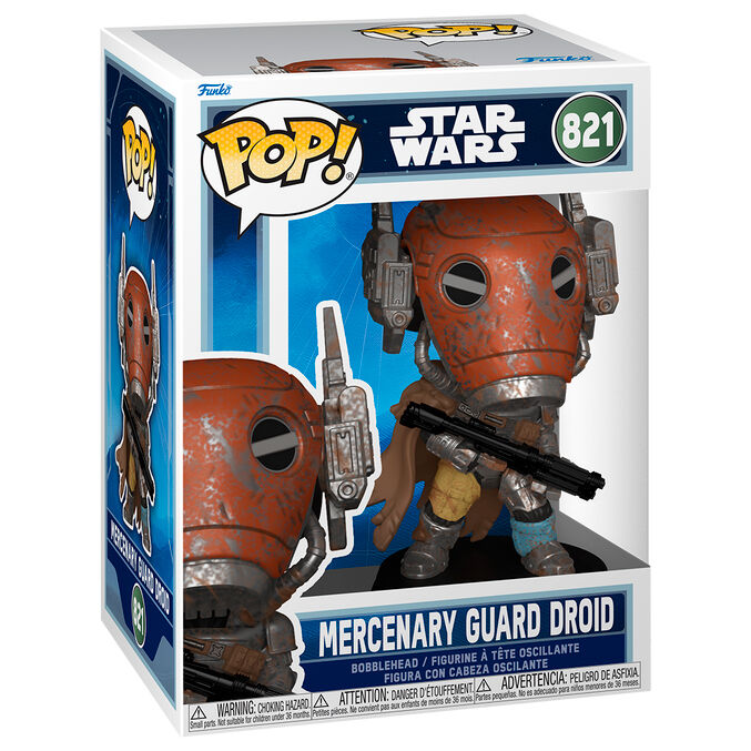 Funko Pop! Star Wars Mandalorian & Grogu Mercenary Guard Droid #821 Image 1 VR.LV Funko Pop! Star Wars Mandalorian & Grogu Mercenary Guard Droid #821 Image 1