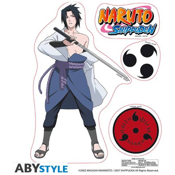 Naruto Shippuden Stickers Sasuke/ Itachi 2 sheets Image 2
