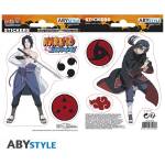 Naruto Shippuden Stickers Sasuke/ Itachi 2 sheets Image 1