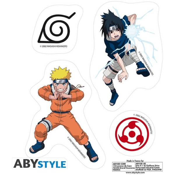 Naruto Shippuden Stickers 2 sheets Team 7 Image 2