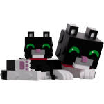 Youtooz Minecraft Tuxedo Cat Image 1