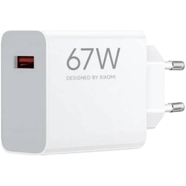Xiaomi Travel Charger 67W HyperCharge Type-A White Image 1