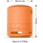 Sony SRS-XB100 Bluetooth Speaker Orange Image 2