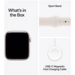 Apple Watch SE 3 (2025) 44mm Starlight Alu/Stralight Sport S/M MEHG4 Image 6