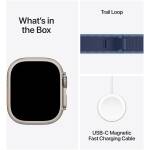 Apple Watch Ultra 3 (2025) GPS + Cellular 5G 49mm Natural Titanium/Blue M/L MEWU4 Image 6