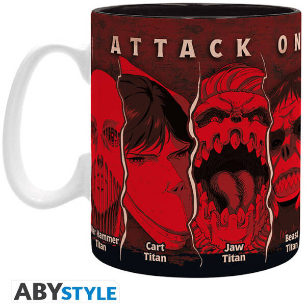 Attack on Titans All Titans Mug 460 ml Image 2