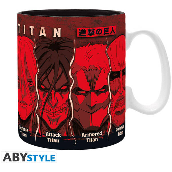 Attack on Titans All Titans Mug 460 ml Image 1