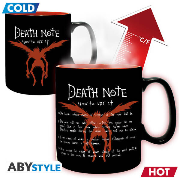 Death Note L & Light Heat Change Mug 460ml Image 1