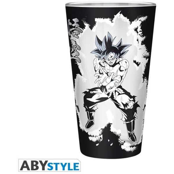 Dragon Ball Super Premium Large Glass 400ml Goku/Vegeta Image 1