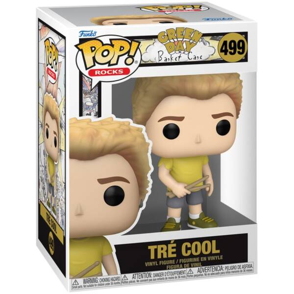 Funko Pop! Green Day Tre Cool Basket Case #499 Image 1