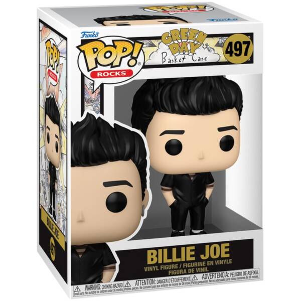 Funko Pop! Green Day Billie Joe Basket Case #497 Image 1