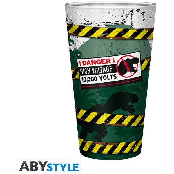 Jurassic Park Large Glass 400ml Image 2