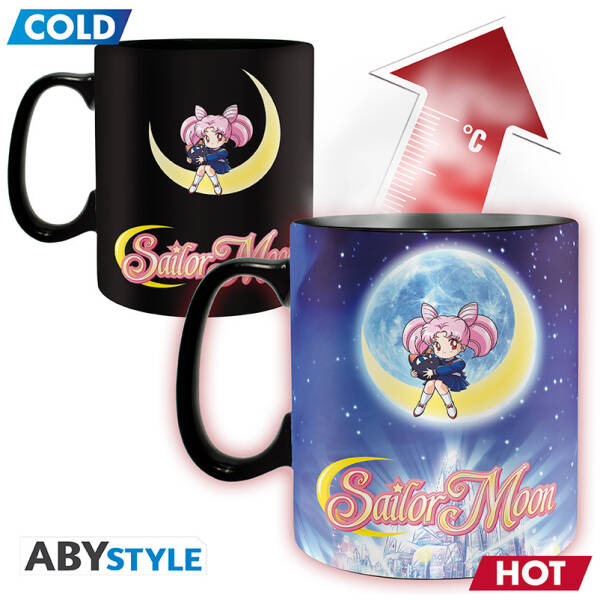 Sailor Moon Sailor & Chibi Heat Change Mug 460ml Image 2