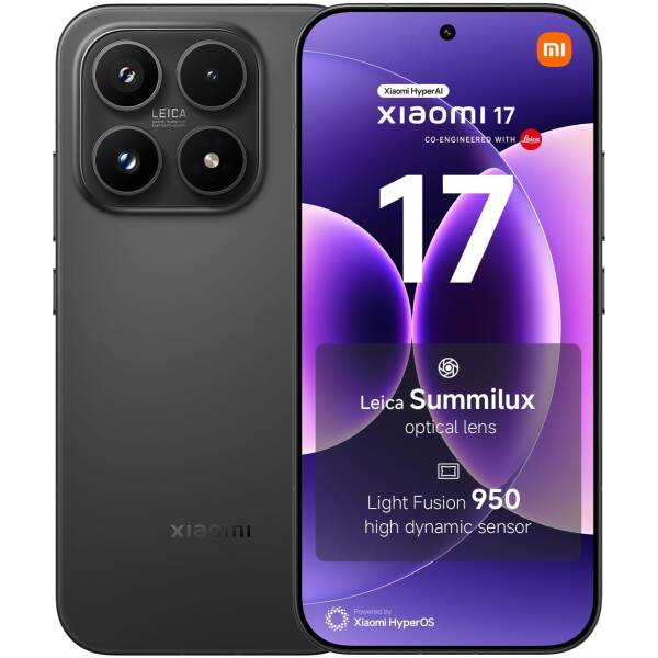 Xiaomi 17 5G 12/512GB Black Image 1