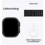 Apple Watch Ultra 3 49mm Black Titanium/Black Alpine L MF0X4 Image 3