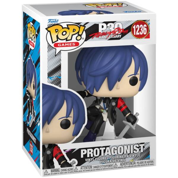 Funko Pop! Persona 3 Male Protagonist Makoto 30th Anniversary #1236 Image 1