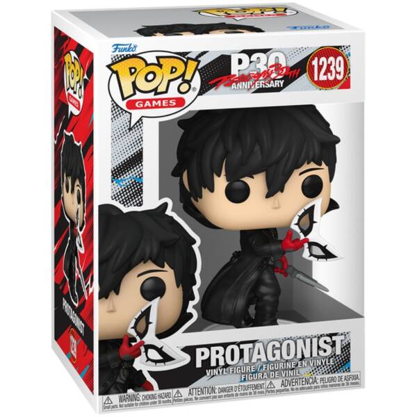 Funko Pop! Persona 5 Protagonist Ren 30th Anniversary #1239 Image 1