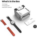 Amazfit Active 2 Square NFC Premium 44mm Black Leather Image 6