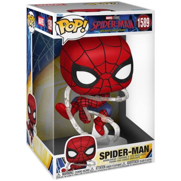 Funko Pop! Jumbo Marvel Spider-Man Brand New Day Spider-Man #1589 Image 1