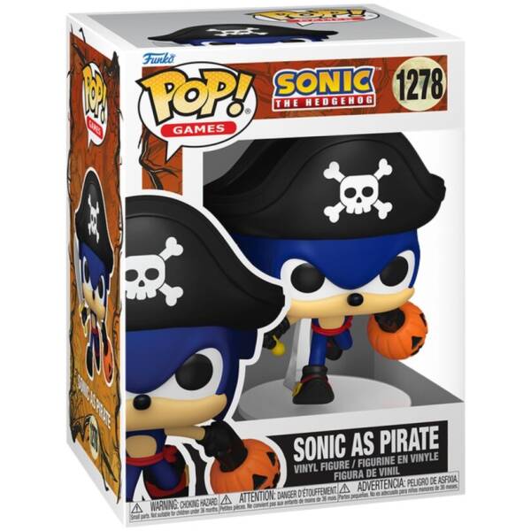 Funko Pop! Sonic The Hedgehog Sonic as Pirate #1278 Image 1