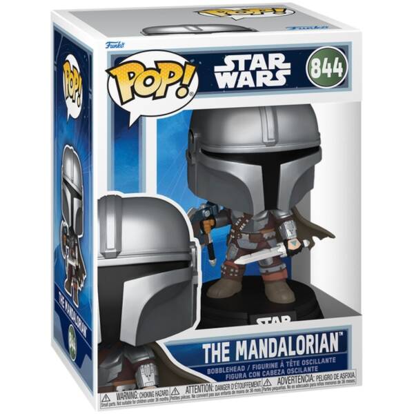 Funko Pop! Star Wars: The Mandalorian & Grogu - The Mandalorian #844 Image 1