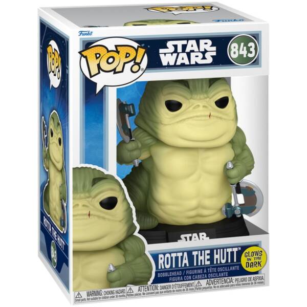Funko Pop! Star Wars: The Mandalorian & Grogu - Rotta the Hutt #843 Image 1