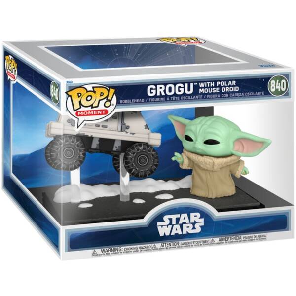 Funko Pop! Moments Star Wars: The Mandalorian & Grogu - Grogu with Polar Mouse Droid #840 Image 2