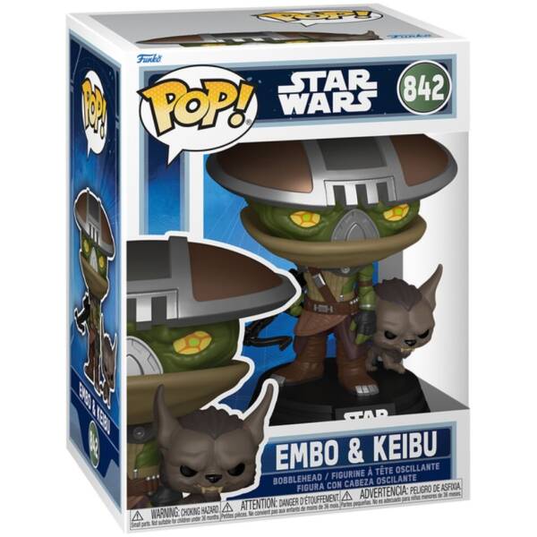 Funko Pop! Star Wars: The Mandalorian & Grogu - Embo & Keibu #842 Image 1