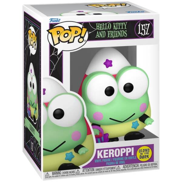 Funko Pop Hello Kitty and Friends Keroppi Spooky Glow #157 Image 1