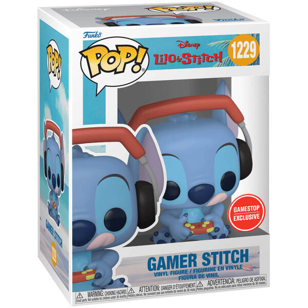 Funko Pop! Esclusive Disney: Lilo and Stitch - Gamer Stitch #1229 Image 2