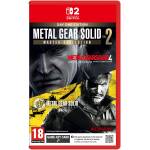 Nintendo Switch game cover for Metal Gear Solid Master Collection Vol. 2 — Day One Edition, features iconic characters and Konami branding (PEGI 18)