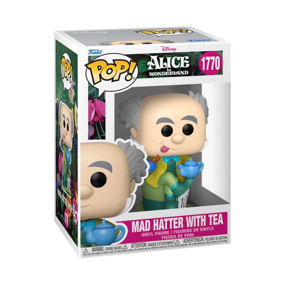 Funko Pop! Disney Alice in Wonderland Mad Hatter with Tea #1770 Image 1 VR.LV Funko Pop! Disney Alice in Wonderland Mad Hatter with Tea #1770 Image 1