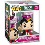 Funko Pop! Premium Disney Alice in Wonderland Queen of Hearts with Cheshire Cat #1771 Image 2