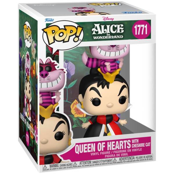 Funko Pop! Premium Disney Alice in Wonderland Queen of Hearts with Cheshire Cat #1771 Image 2