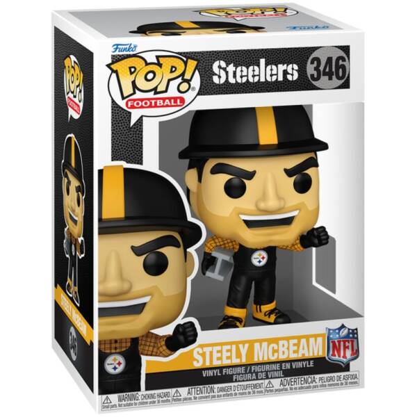 Funko Pop! NFL Steelers Steely McBeam #346 Image 2