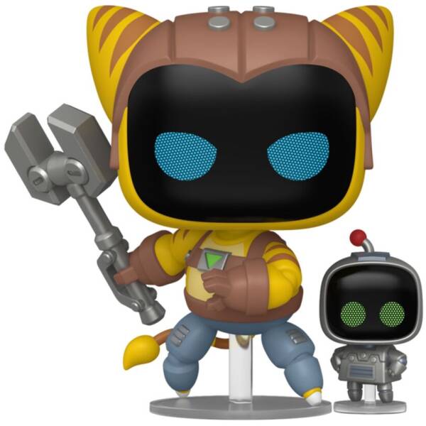 Funko Pop! Astro Bot & Buddy Tooled-Up Mechanic #1304 (Ratchet and Clank) Image 2