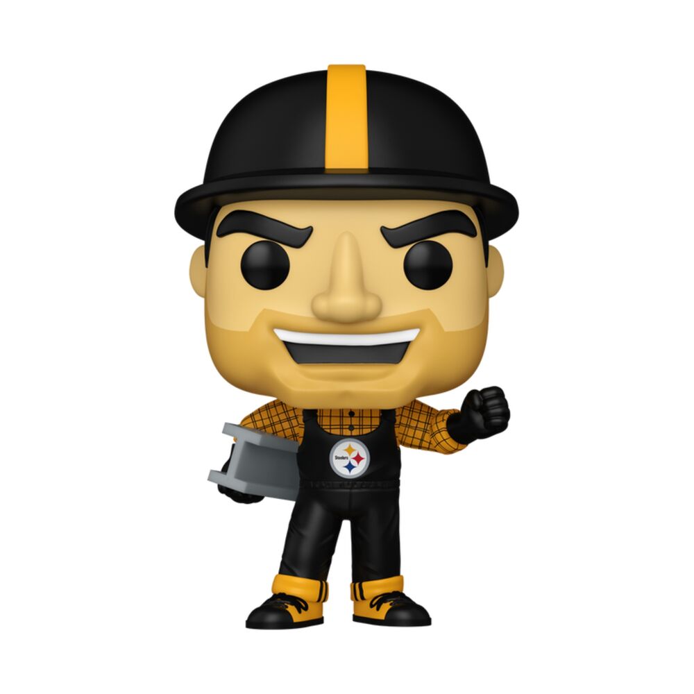 Funko Pop NFL Steelers Steely McBeam 346 Image 1 VR.LV Funko Pop! NFL Steelers Steely McBeam #346 Image 1