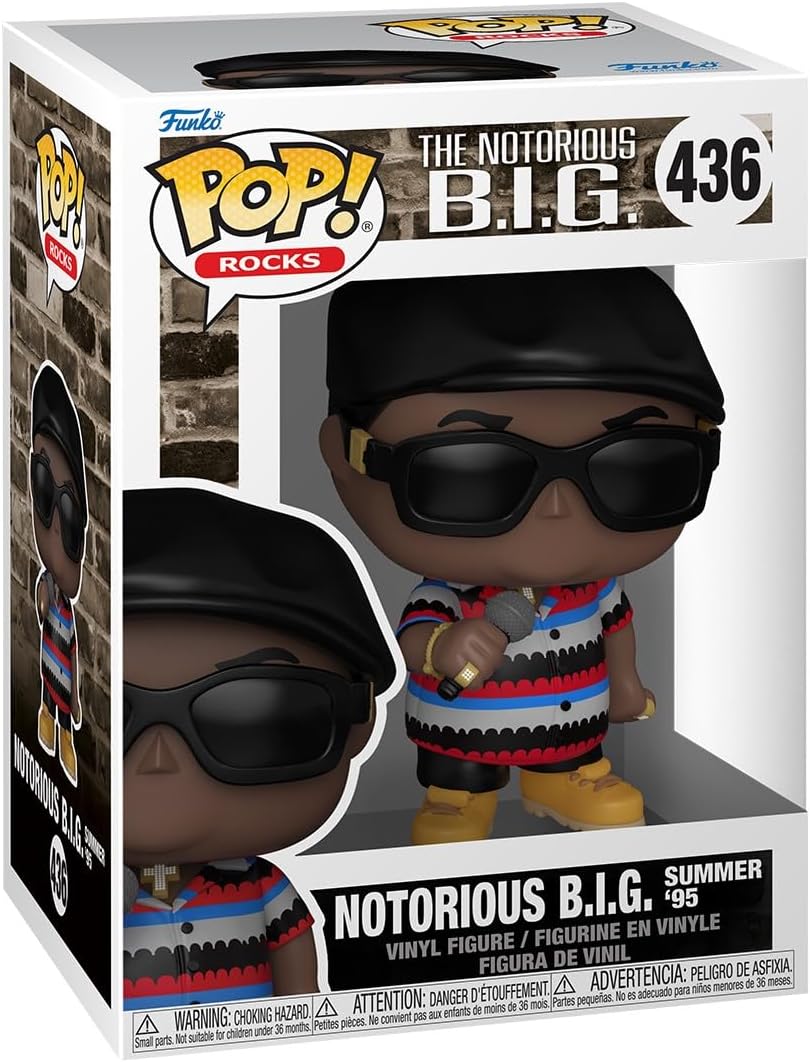 Funko POP! Rocks The Notorious B.I.G. Summer '95 #436 Image 1 VR.LV Funko POP! Rocks The Notorious B.I.G. Summer '95 #436 Image 1