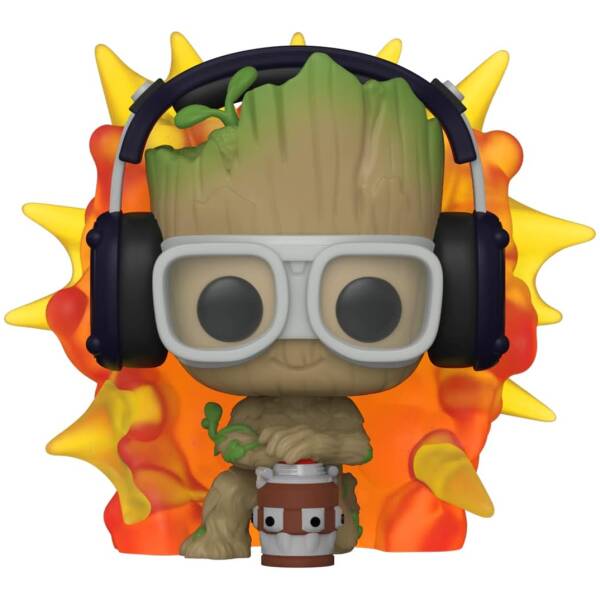 Funko Pop! Marvel: I'm Groot - Groot with Detonator #1195 Image 1