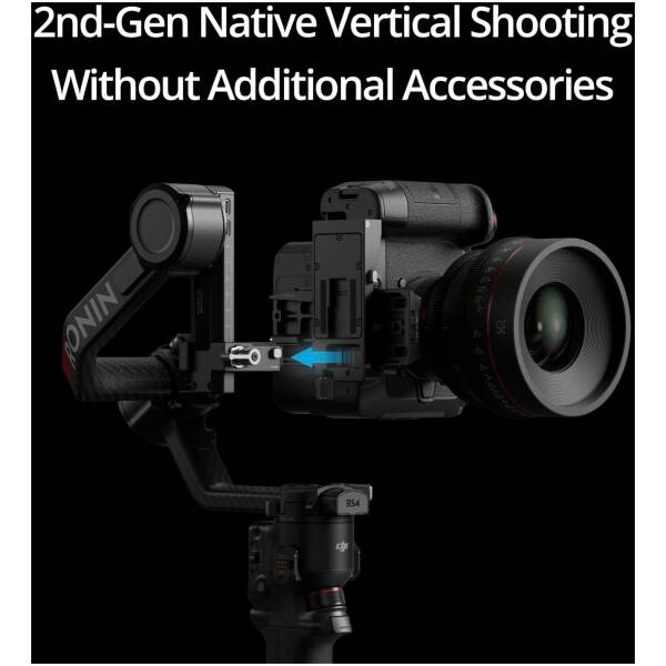 DJI Action Camera Handheld Gimbal RS 4 Pro Combo Image 2