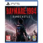 PS5 game cover for Daymare: 1994 Sandcastle featuring a lone armored survivor with a rifle, facing a zombie swarm under stormy skies (18+).