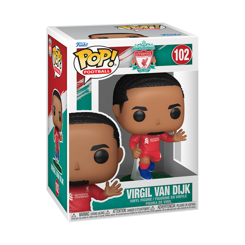 Funko Pop! Football: Liverpool - Virgil Van Dijk #102 Image 1 VR.LV Funko Pop! Football: Liverpool - Virgil Van Dijk #102 Image 1